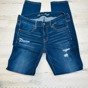 AEO jegging 8r distressed